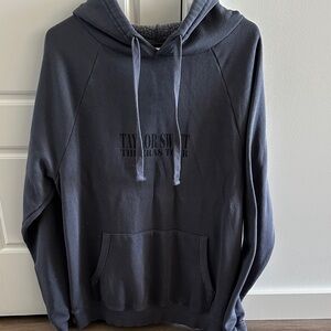 Taylor Swift The Eras International Tour Washed Blue Hoodie